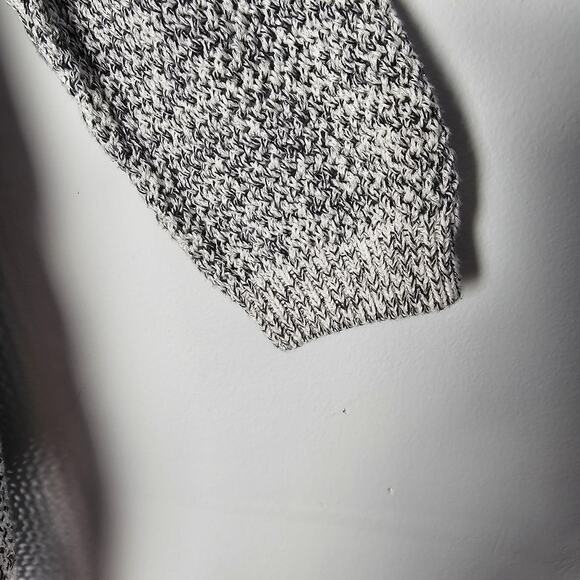 Torrid 3X Metallic Knit Sweater Gray Black Longline Plus Size Holiday Sparkle - Picture 4 of 12